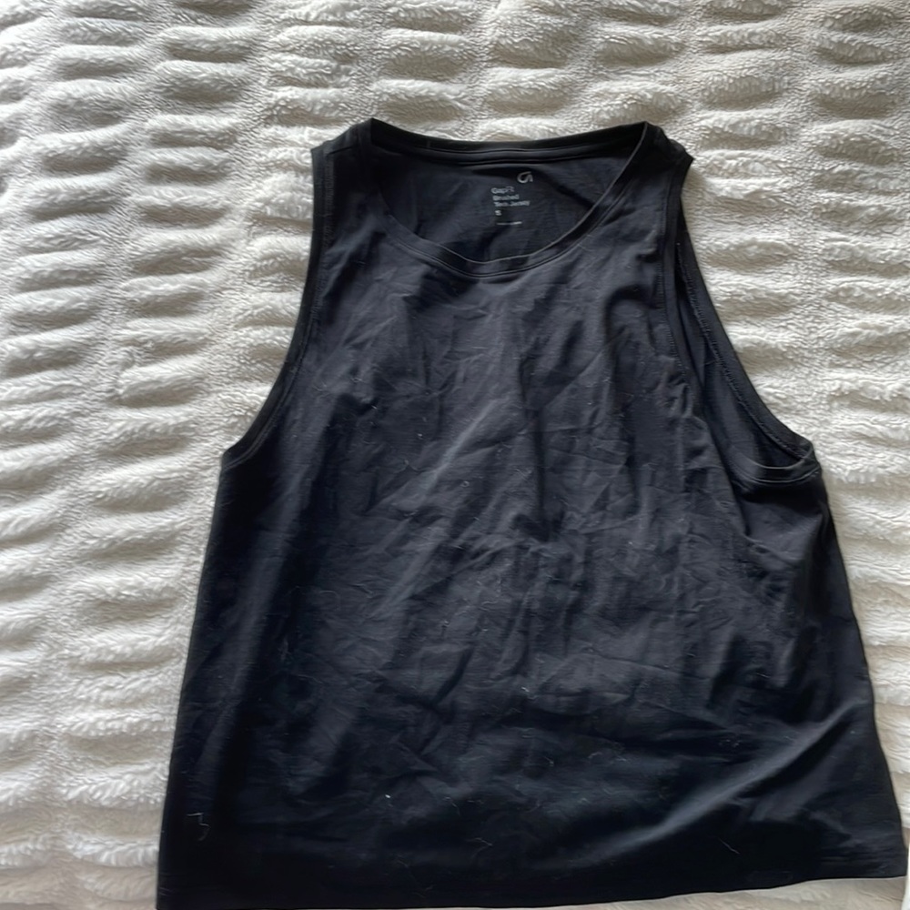 Black & white set of gap workout tank tops size S.